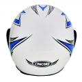 Шлем открытый CONCORD XZH03 белый глянец (с рисунком) РАЗМЕР XL